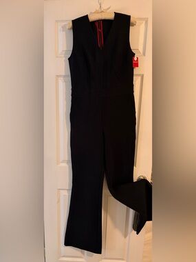 SPANX Black Sleeveless Jumpsuit - Streamlined Fit